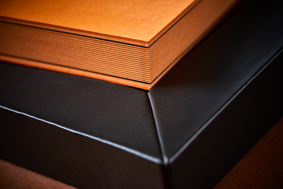 custom luxury wedding album in orange and black theme luxury wedding album in orange and black colour